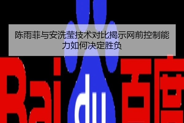 陈雨菲与安洗莹技术对比揭示网前控制能力如何决定胜负